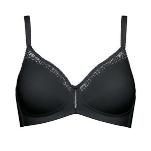 Cotton Beauty N merevítő nélküli melltartó - fekete