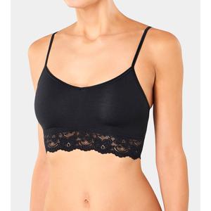 sloggi Romance Bralette női top - fekete
