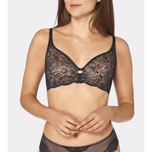Amourette Charm W02 merevítős melltartó - fekete