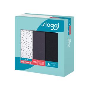 sloggi 24/7 Weekend Brazil C3P női alsó 3 db - fekete mintás