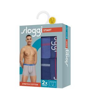 sloggi men Start Short C2P box férfi alsó 2 db - sötétkék és fekete