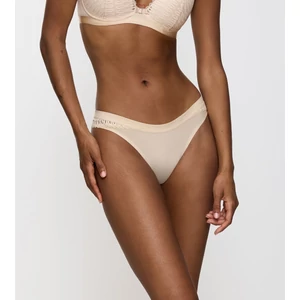 Aura Spotlight High Leg string női alsó - testszín