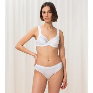 Modern Lace+Cotton W02 merevítős melltartó - fehér