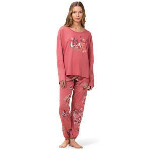 Sets PK LSL 10 CO/MD női pizsama - téglaszín