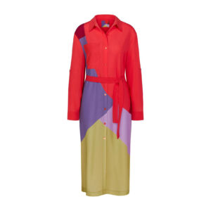 Thermal MyWear Maxi Dress hosszú női ruha - színes mintás