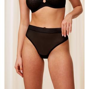 Tempting Sheer Highwaist String női alsó - fekete