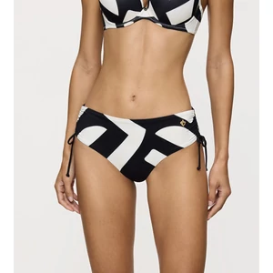 Summer Allure Midi X bikini alsó - fekete-fehér