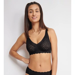 sloggi ZERO Feel Bliss Soft bra merevítő nélküli szivacsos melltartó - fekete