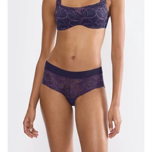Body Make-Up Illusion Lace Shorty női alsó - sötétlila