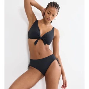 Summer Twist W merevítős bikini felső - fekete