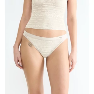 sloggi FREE Evolve String Lace női alsó - ekrü