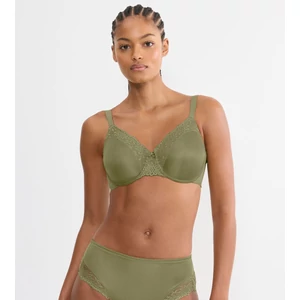 Triumph Ladyform Soft T W01 merevítős minimizer melltartó - olivazöld