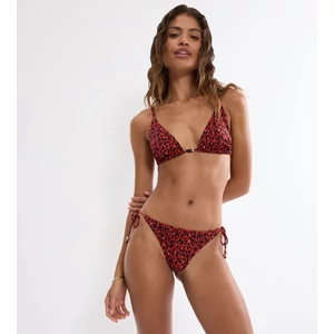Midnight Swim N bikini felső - piros mintás