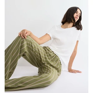 Mix & Match Trousers Viscose 01 női nadrág - olivazöld