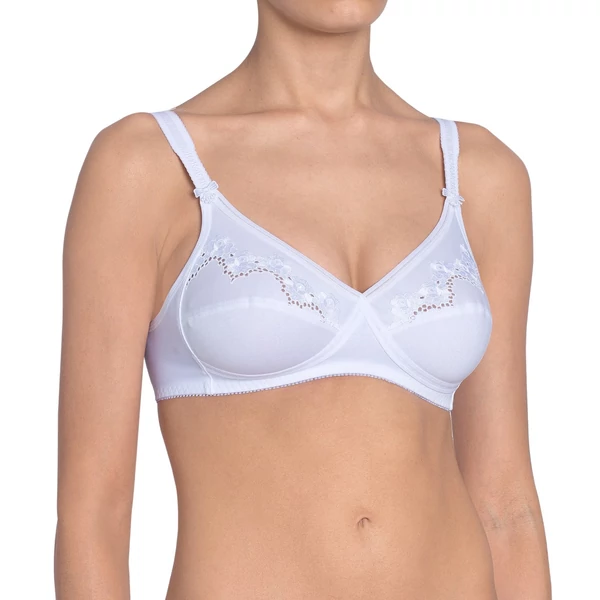 Elasti Cross + Cotton N merevítő nélküli melltartó - fehér