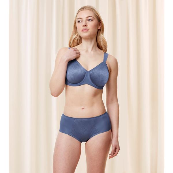 Essential Minimizer W X alakformáló merevítős melltartó - tengerkék