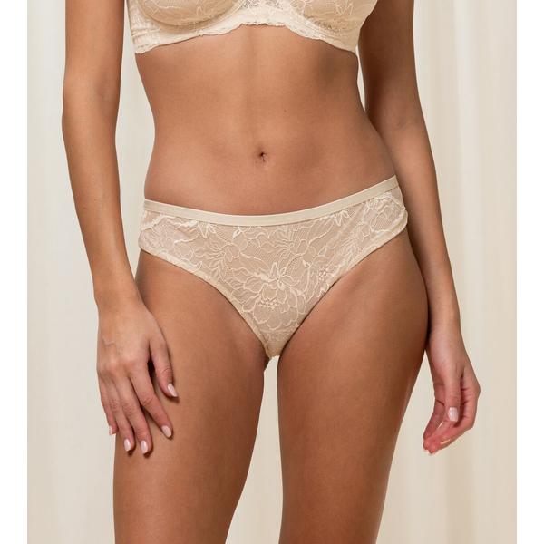 Amourette Charm Brazilian01 csipkés női alsó - krémszín
