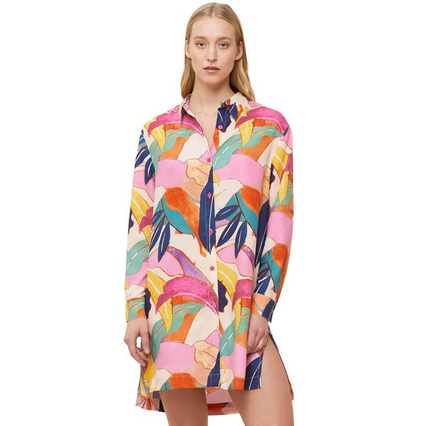 Beach MyWear Boyfriend Tunic pt tunika, strandruha - színes mintás