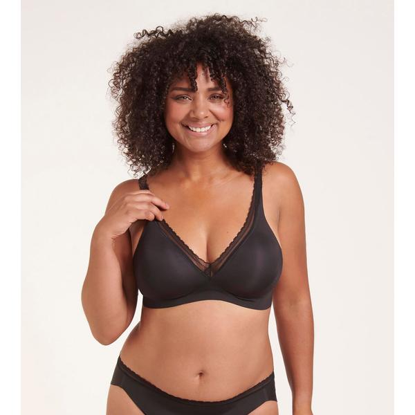 sloggi BODY ADAPT Twist T-shirt bra szivacsos melltartó - fekete