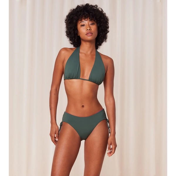 Free Smart Midi sd kifordítható bikini alsó - olajzöld