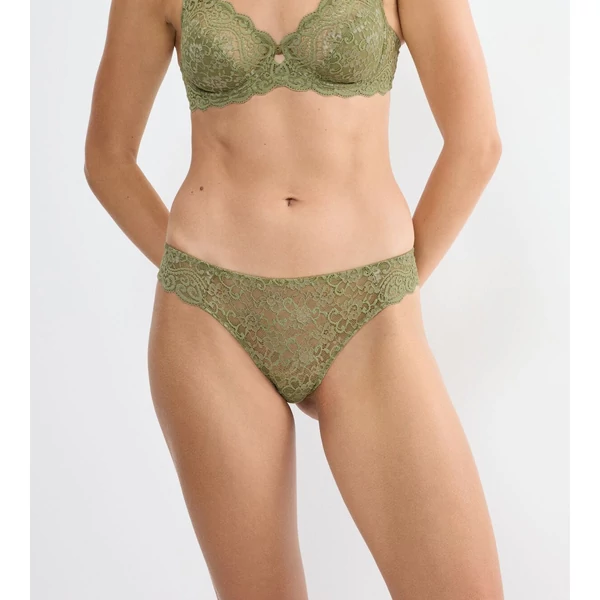 Amourette Hipster String női alsó - olivazöld
