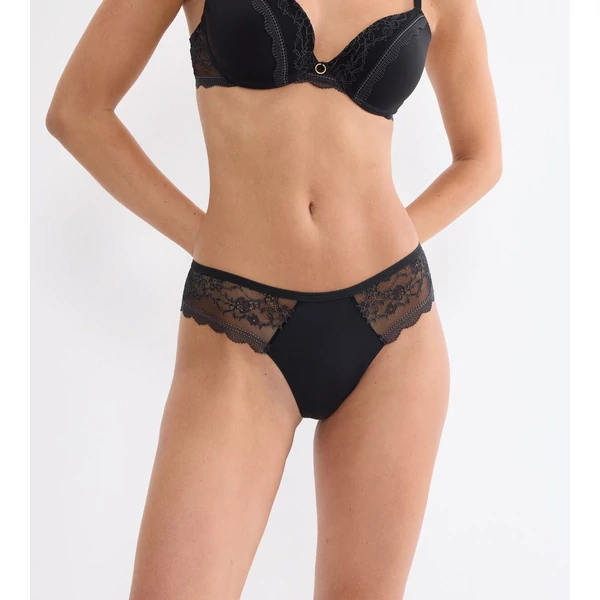 Comfort Allure String női alsó - fekete