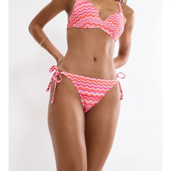 Mix & Match Summer Tai pt bikini alsó - piros mintás