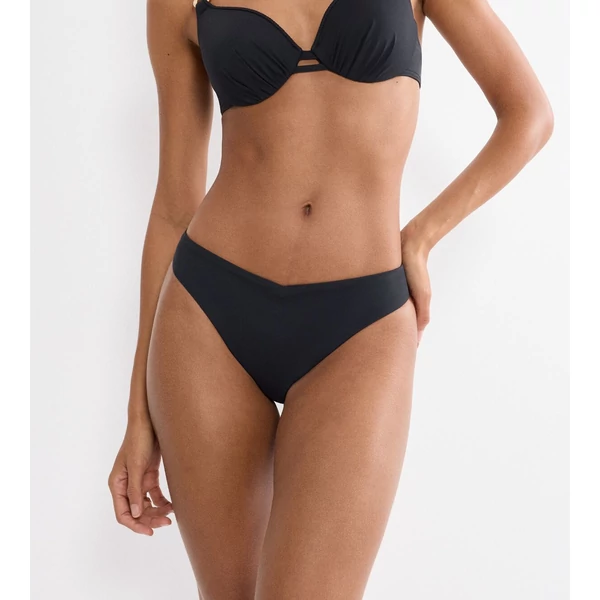 Summer Twist Brazilian bikini alsó - fekete