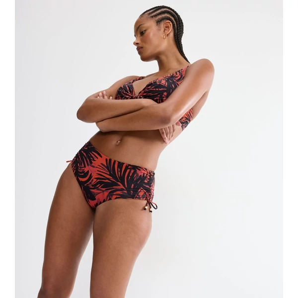 Summer Palm Maxi bikini alsó - fekete mintás