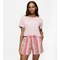 Mix &amp; Match Shorts női rövidnadrág - rózsaszín csíkos