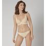 Kép 1/2 - Aura Spotlight High Leg string női alsó - krémszínű