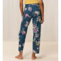 Kép 3/3 - Mix & Match TAPERED TROUSER FLANNEL X női nadrág - kék mintás