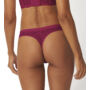 Kép 2/2 - Smart Lace High Leg String EX rugalmas női alsó - sötét rózsaszín