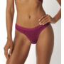 Kép 1/2 - Smart Lace High Leg String EX rugalmas női alsó - sötét rózsaszín