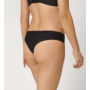 Kép 2/2 - Smart Lace High Leg String EX rugalmas női alsó - fekete