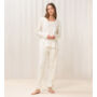 Kép 1/2 - Sets PK LSL 10 CO/MD női pizsama - csíkos vajszínű