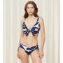 Kép 1/2 - Summer Allure W bikini felső - kék mintás
