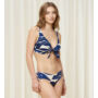 Kép 1/2 - Summer Allure Midi bikini alsó - kék mintás