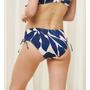 Kép 2/2 - Summer Allure Midi bikini alsó - kék mintás