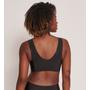 Kép 2/2 - sloggi ZERO Feel Holiday Bralette EX szivacsos melltartó - fekete mintás