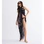 Kép 1/2 - Beach MyWear Pareo - fekete mintás
