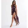 Kép 1/2 - Beach MyWear Pareo - fekete mintás