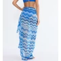Kép 2/2 - Beach MyWear Pareo - világoskék mintás