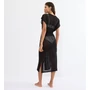 Kép 2/2 - Beach MyWear Crochet Kimono - fekete