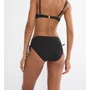 Kép 2/2 - Summer Tropics Midi bikini alsó - fekete mintás