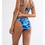 Kép 2/2 - Midnight Swim Tai bikini alsó - királykék mintás