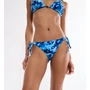 Kép 1/2 - Midnight Swim Tai bikini alsó - királykék mintás