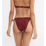 Kép 2/2 - Midnight Swim Tai bikini alsó - piros mintás