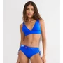 Kép 1/2 - Summer Tropics P szivacsos bikini felső - királykék mintás