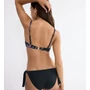 Kép 2/2 - Summer Tropics P 01 szivacsos bikini felső - fekete mintás